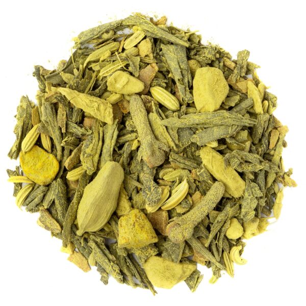 Thé Vert Chaï Matcha Bio par Made in Thé - Vue de haut