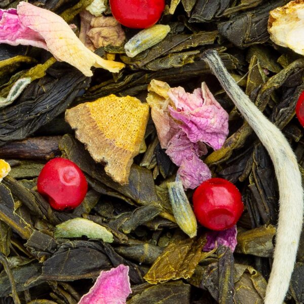 Thé Vert Hiver Impérial Bio saveur Cannelle et Orange par Made in Thé - Vue zoomée