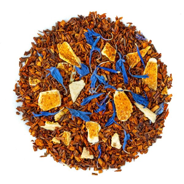 Rooibos Murmure des Agrumes Bio saveur Orange et Pamplemousse en vrac par Made in Thé - Vue de haut