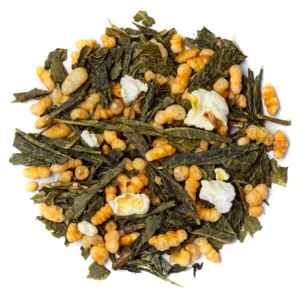 Thé Vert Genmaicha du Japon par Made in Thé - Vue de haut