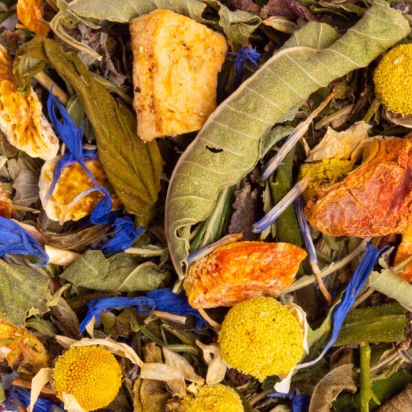 Tisane CBD Sommeil Bio Saveur Citron et Pêche par Made in Thé - Vue zoomée