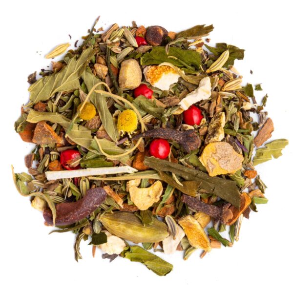 Tisane CBD La Relaxante Bio par Made in Thé - Vue de haut