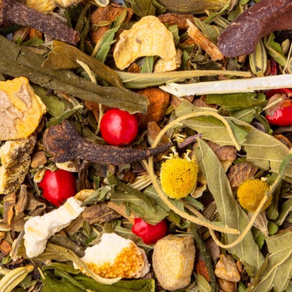 Tisane CBD La Relaxante Bio par Made in Thé - Vue zoomée