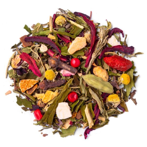 Tisane CBD Anti Stress Bio par Made in Thé - Vue de haut