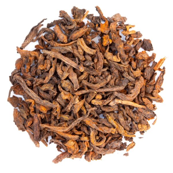 Thé Pu Erh Menghai 5 Ans Bio par Made in Thé - Vue de haut