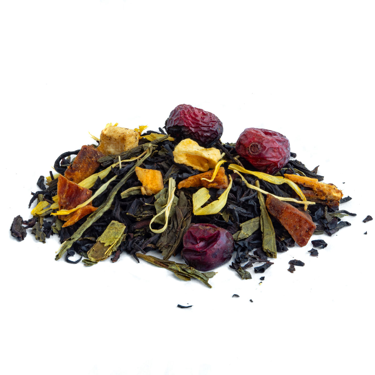 Thé Noir Hawaï Saveur Mangue et Papaye par Made in Thé - Vue de côté