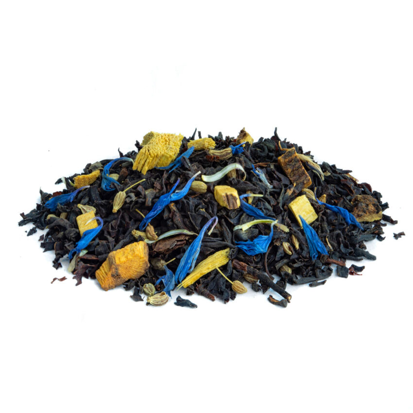 Thé Noir Réglisse Bio Saveur Réglisse et Physalis par Made in Thé - Vue de côté