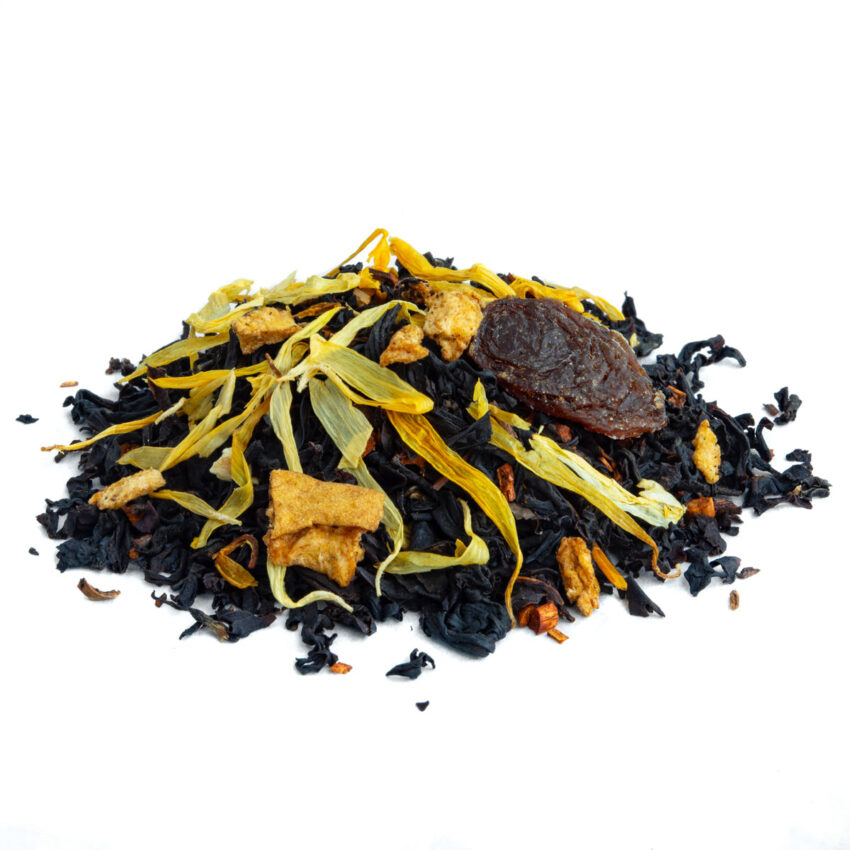 Thé Noir Jardin d’Abricot Saveur Abricot par Made in Thé - Vue de côté