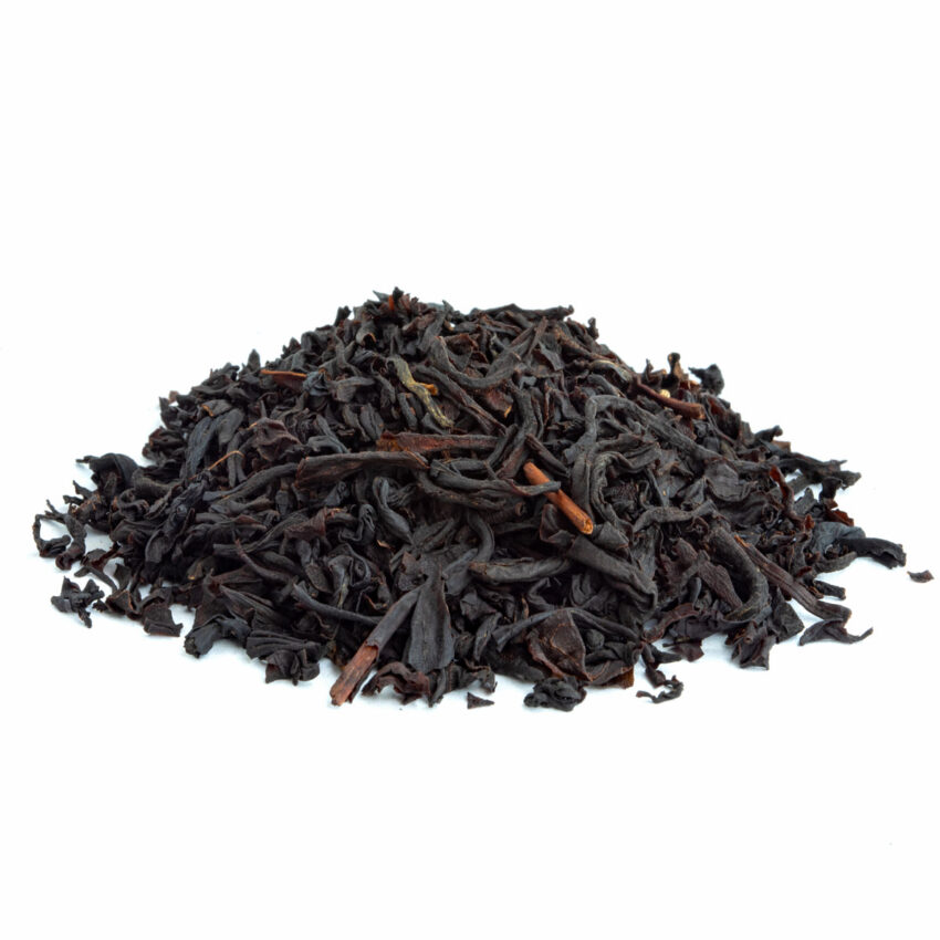Thé Noir Jardin d’Alice Saveur Caramel et Cerise par Made in Thé - Vue de côté