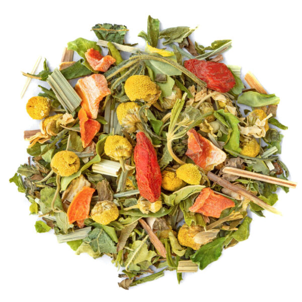 Tisane CBD Detox Bio en Vrac Saveur Menthe par Made in Thé - Vue de haut