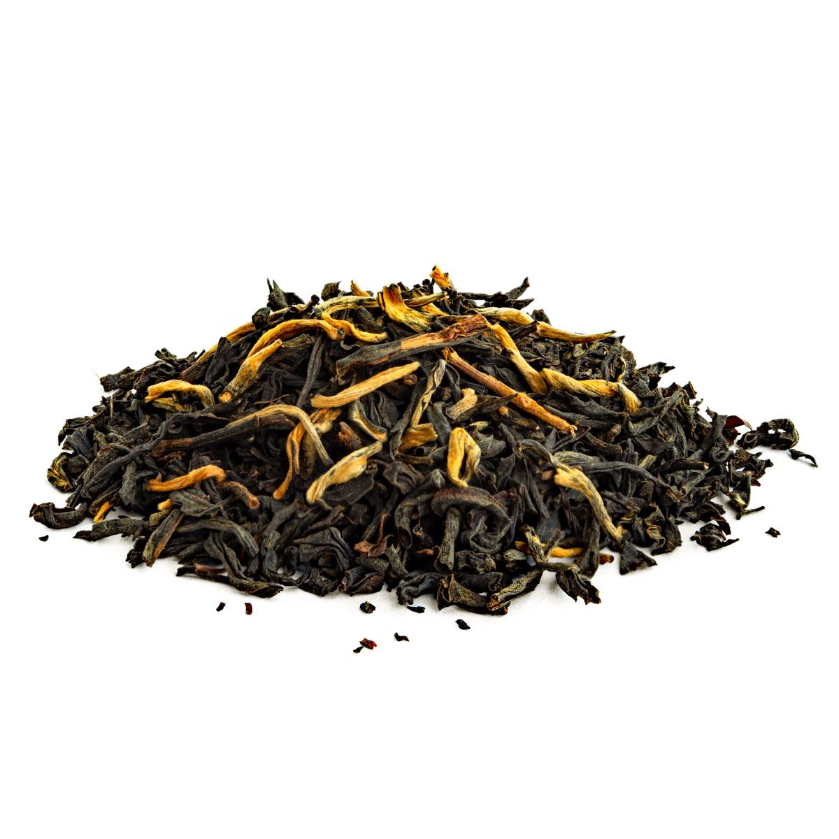 Thé Noir Golden Yunnan – Bourgeon de Yunnan GFOP Bio par Made in Thé - Vue de côté