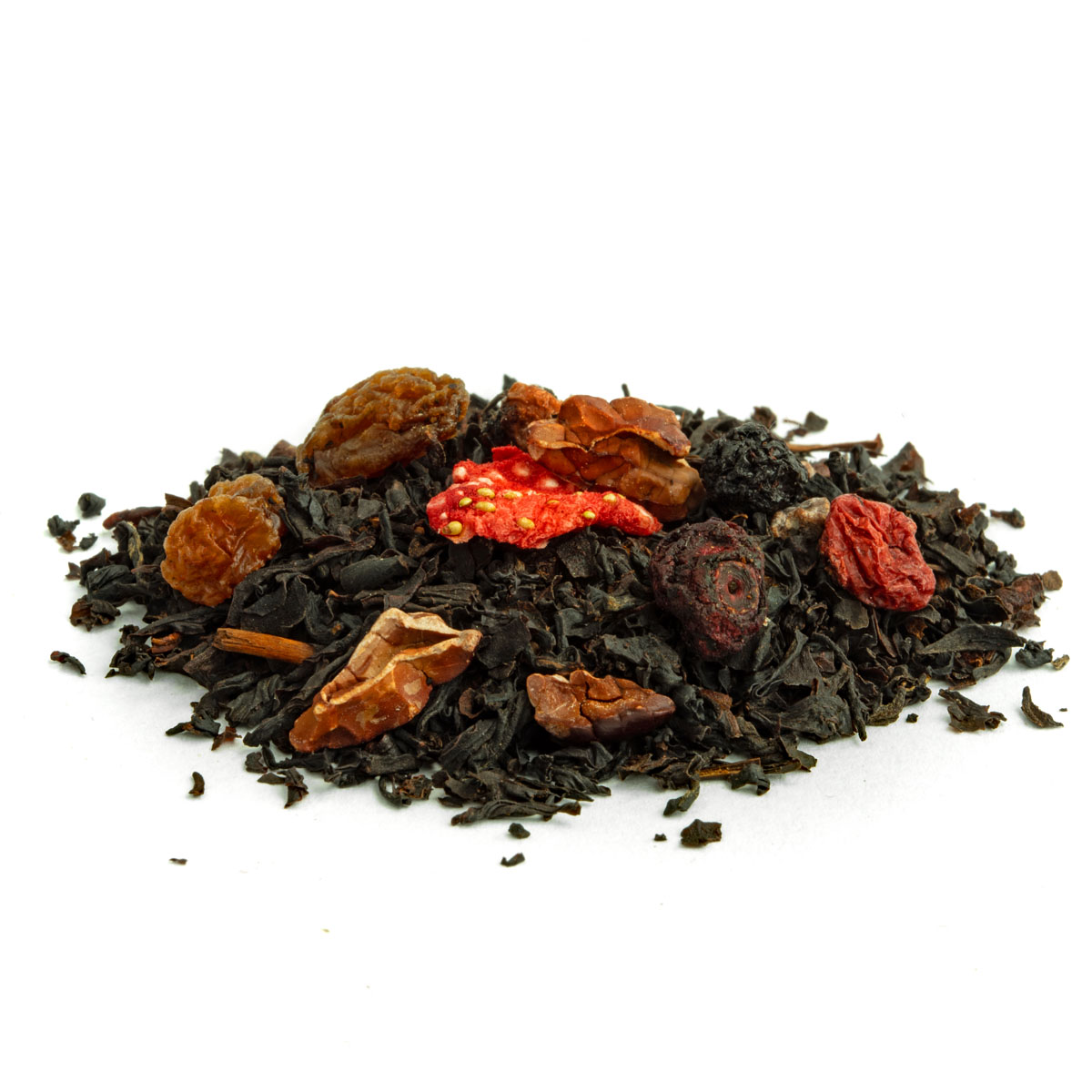 Thé Noir Berries & Cacao Bio Saveur Baies sauvages et Brownies par Made in Thé - Vue de côté