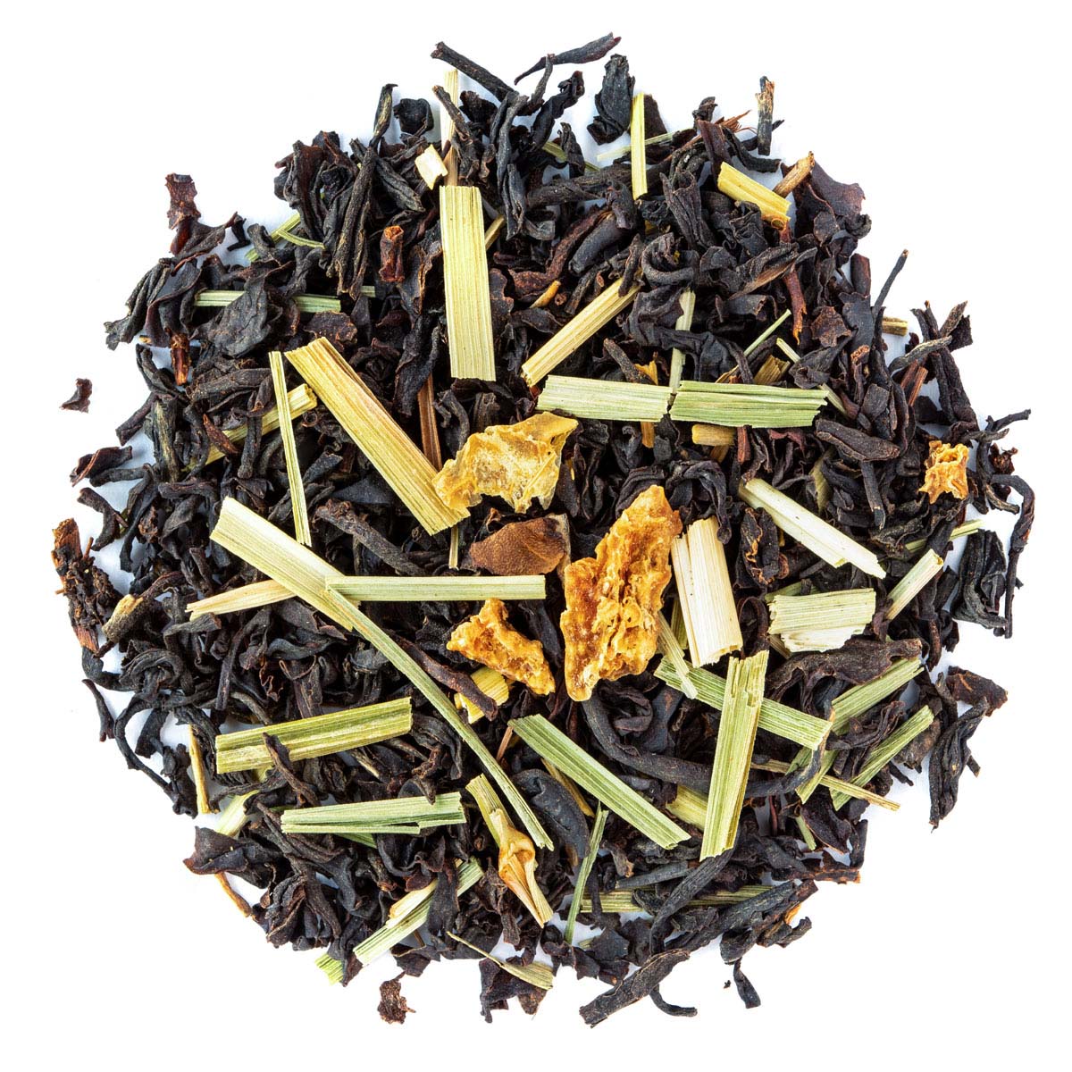 Thé Noir Lady Citrus Bio Saveur Mandarine et Pamplemousse par Made in Thé - Vue de haut