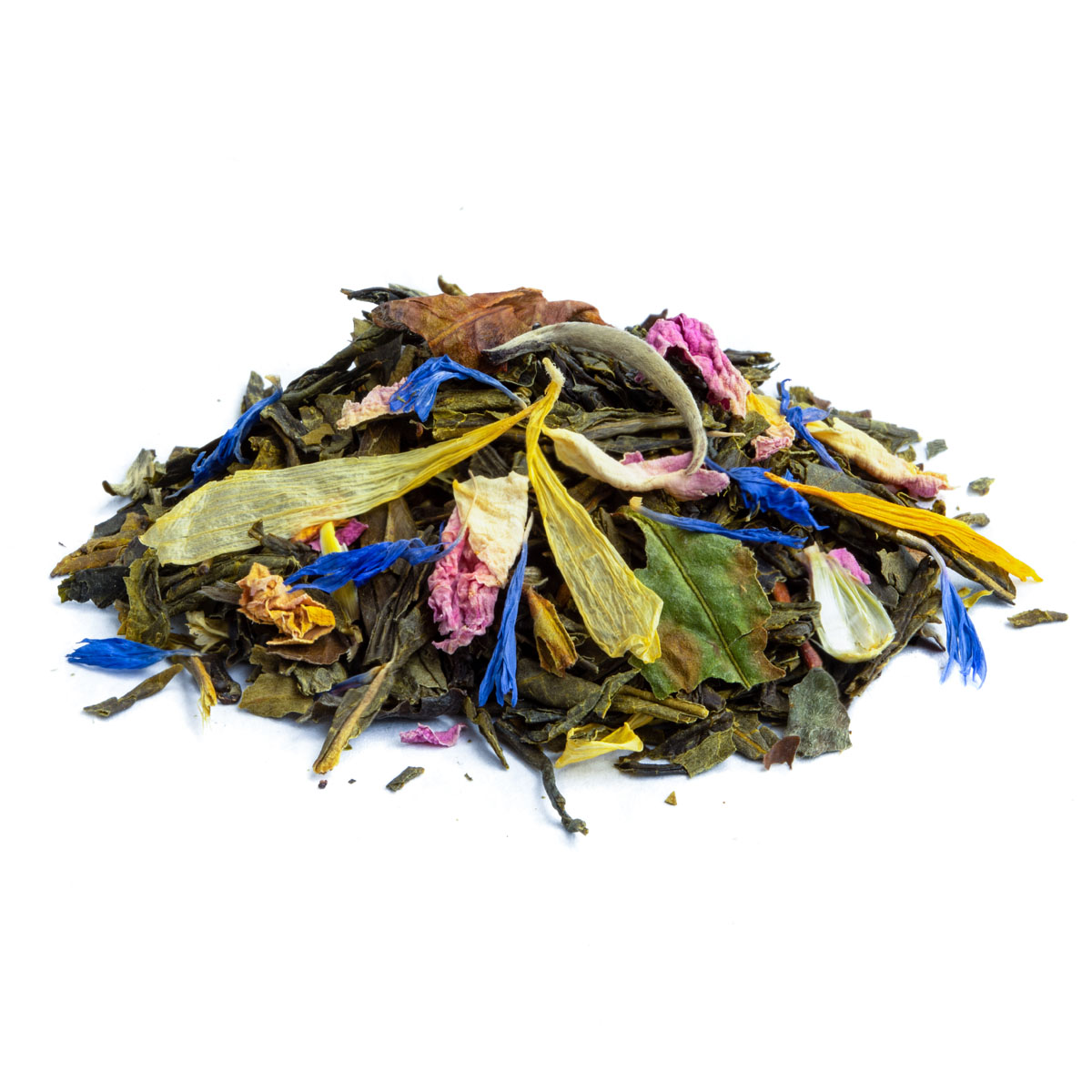 Thé Vert Lever de Soleil Bio saveur Bergamote, Mangue et Orange par Made in Thé - Vue de côté