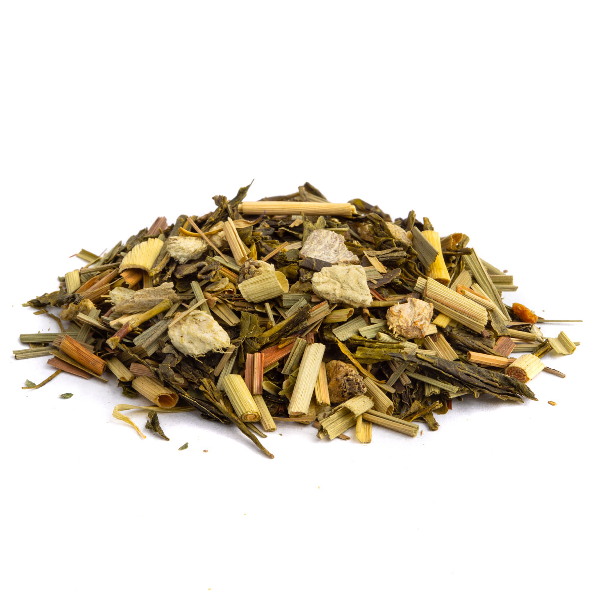 Thé Vert Gingembre Citron Bio saveur Citron et Gingembre par Made in Thé - Vue de côté