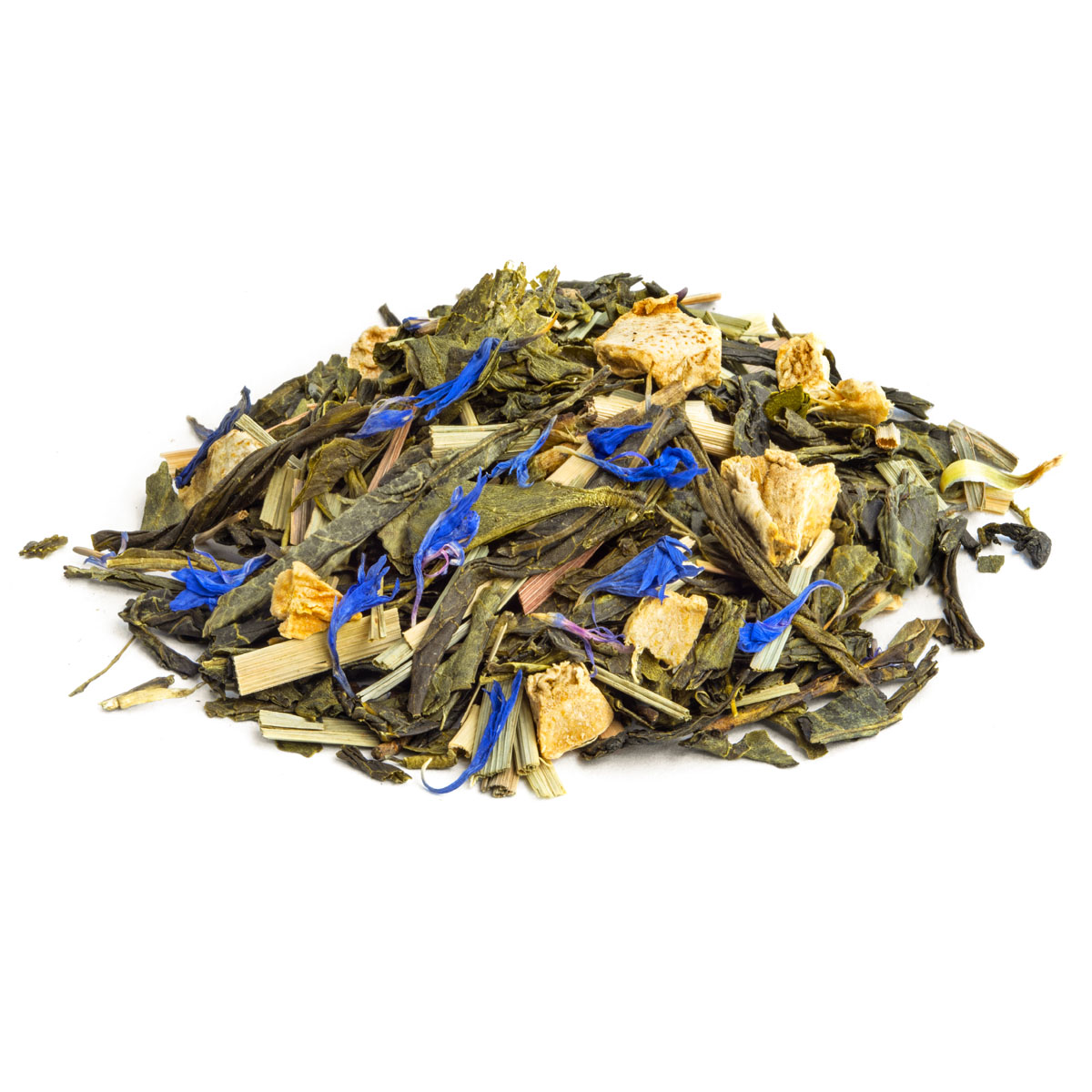 Thé Vert Zen Ginseng saveur Gingembre, Ginseng et Miel par Made in Thé - Vue de côté