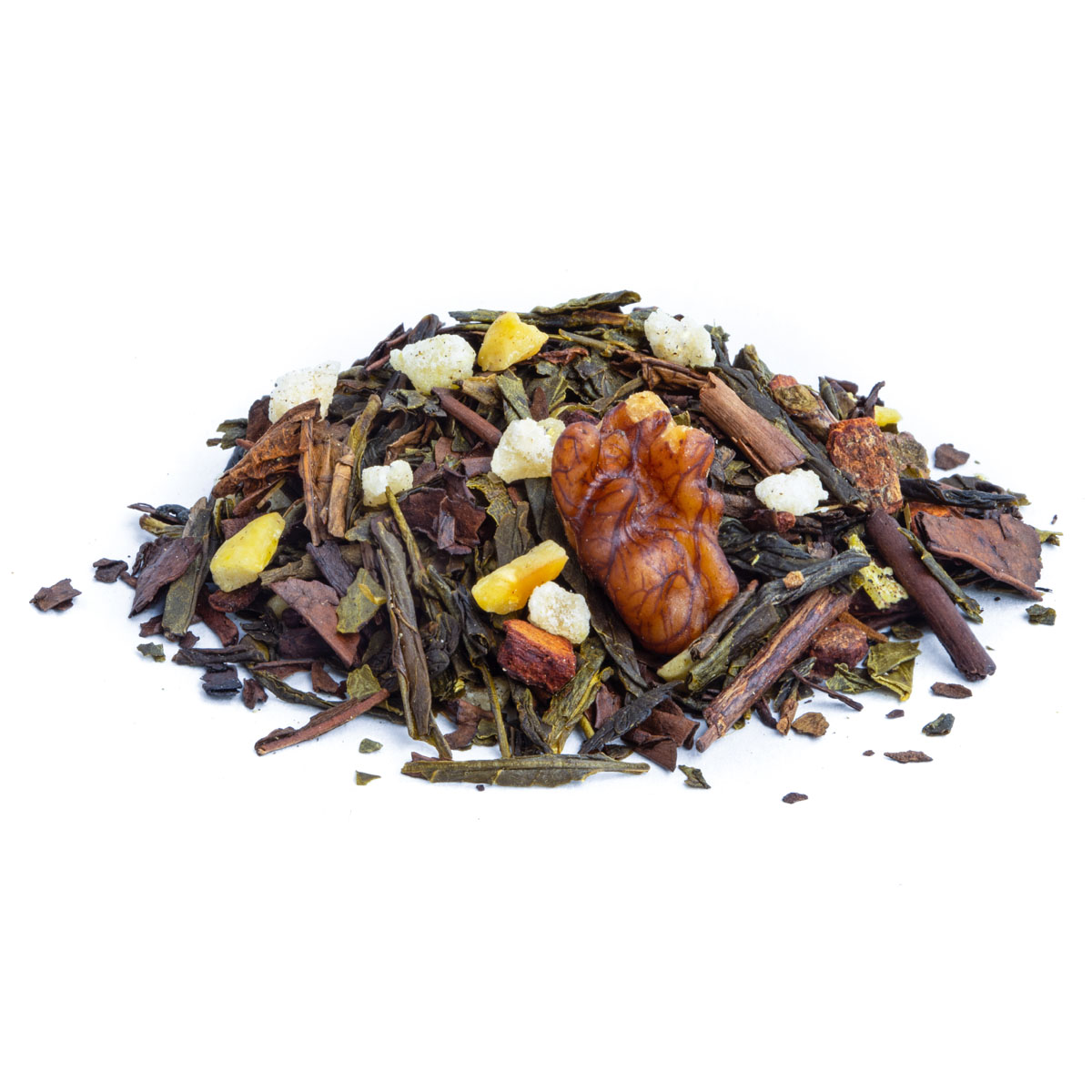 Thé Vert Noix grillées saveur Noix par Made in Thé - Vue de côté