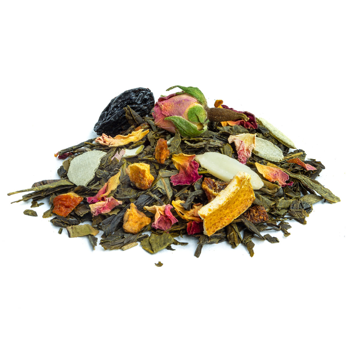 Thé Vert Sencha de Noël saveur Cannelle et Orange par Made in Thé - Vue de côté