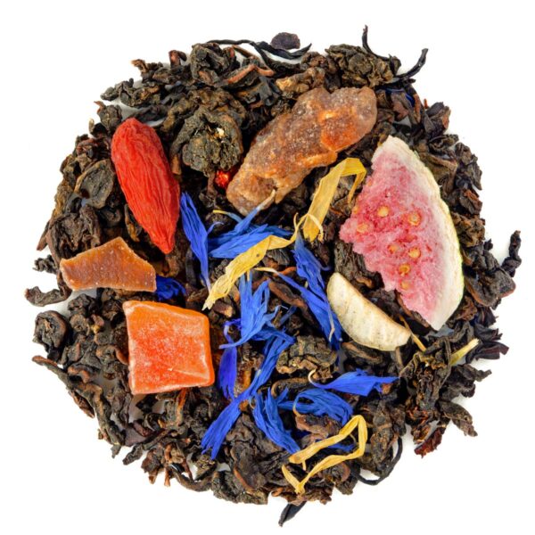 Oolong Hauteurs du Tibet Saveur Grenade et Pêche par Made in Thé - Vue de haut