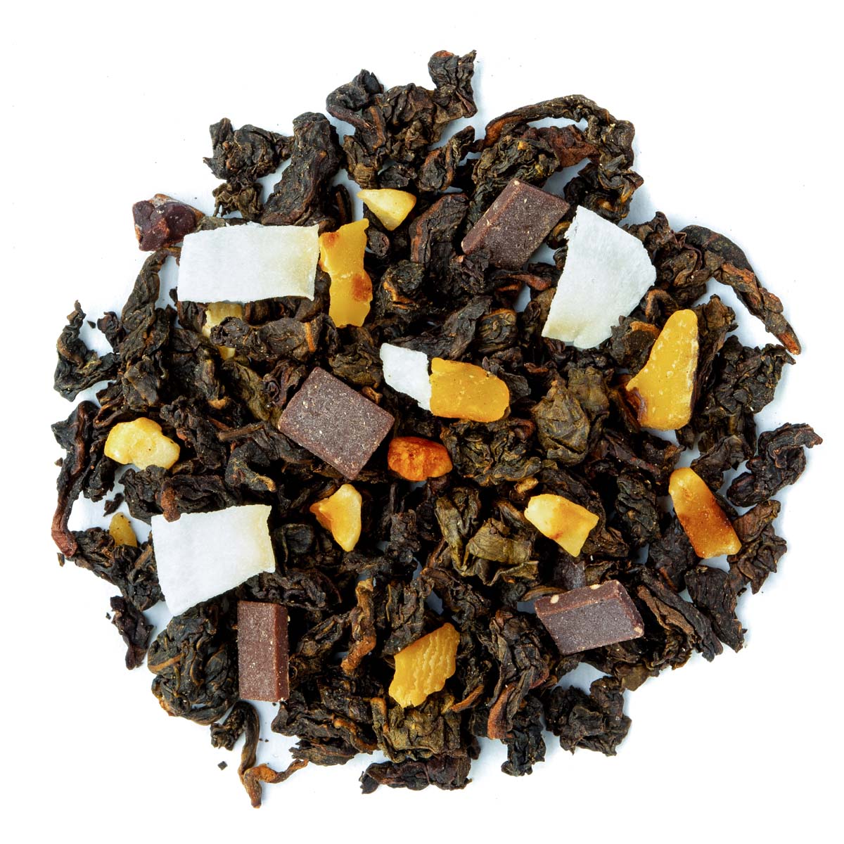 Thé Oolong Plaisir Saveur Amande et Chocolat par Made in Thé - Vue de haut