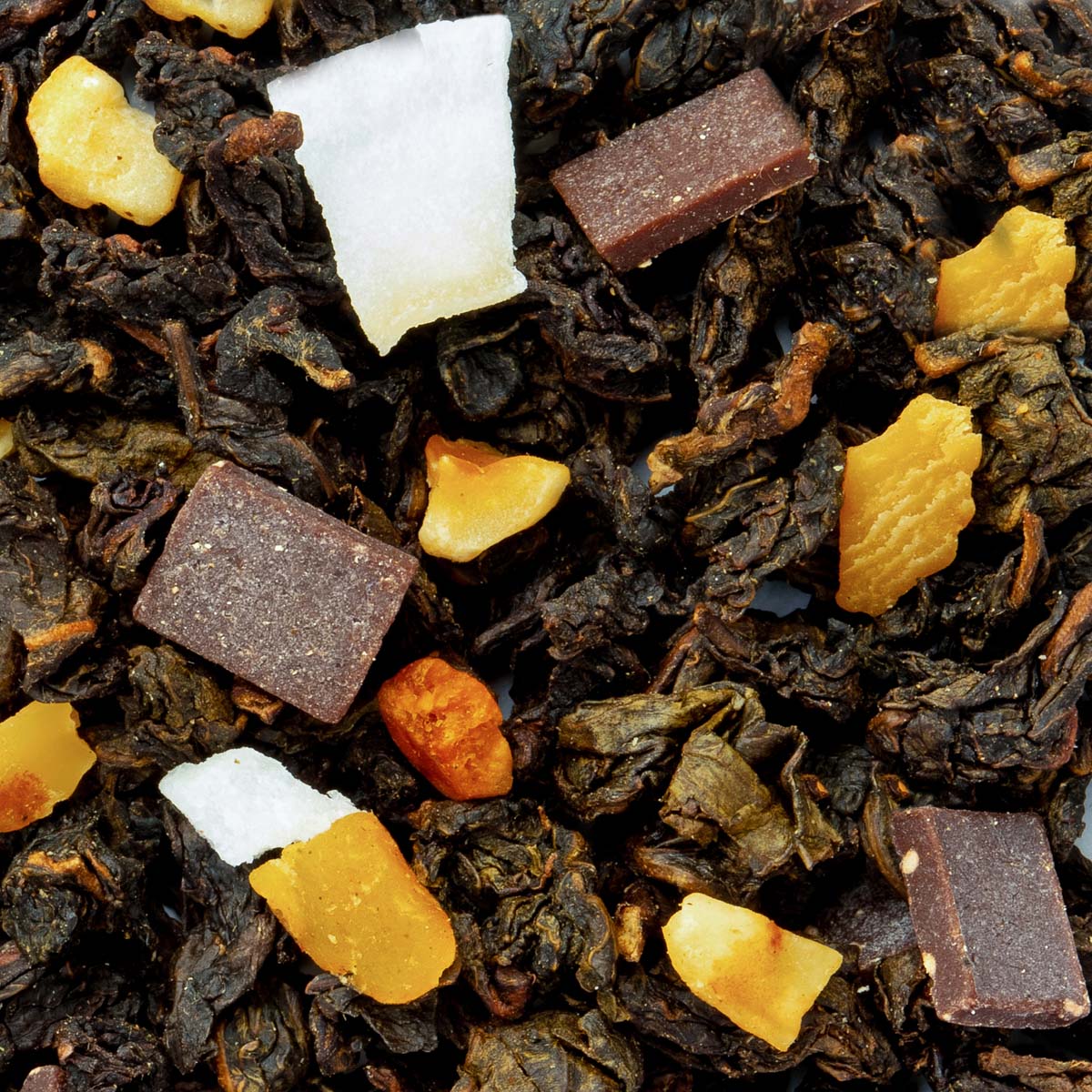 Thé Oolong Plaisir Saveur Amande et Chocolat par Made in Thé - Vue zoomée
