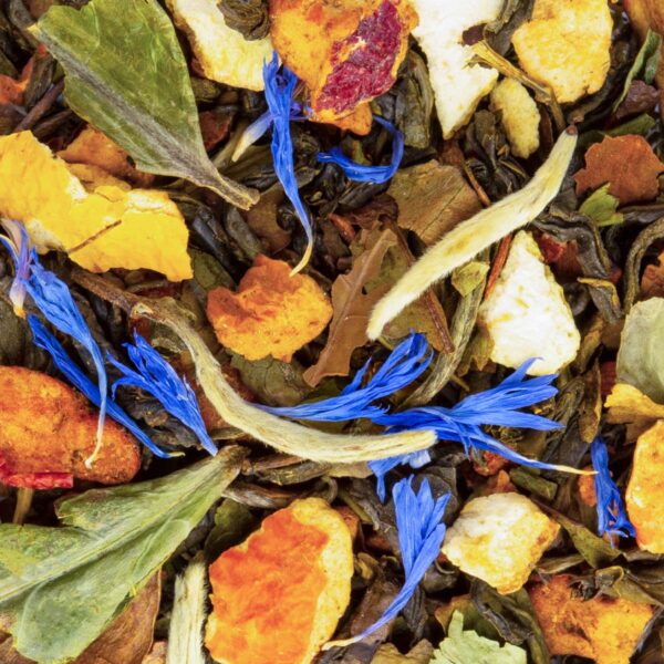 Thé blanc Dragon Blanc Saveur Cannelle et Grenade en vrac par Made in Thé - Vue zoomée