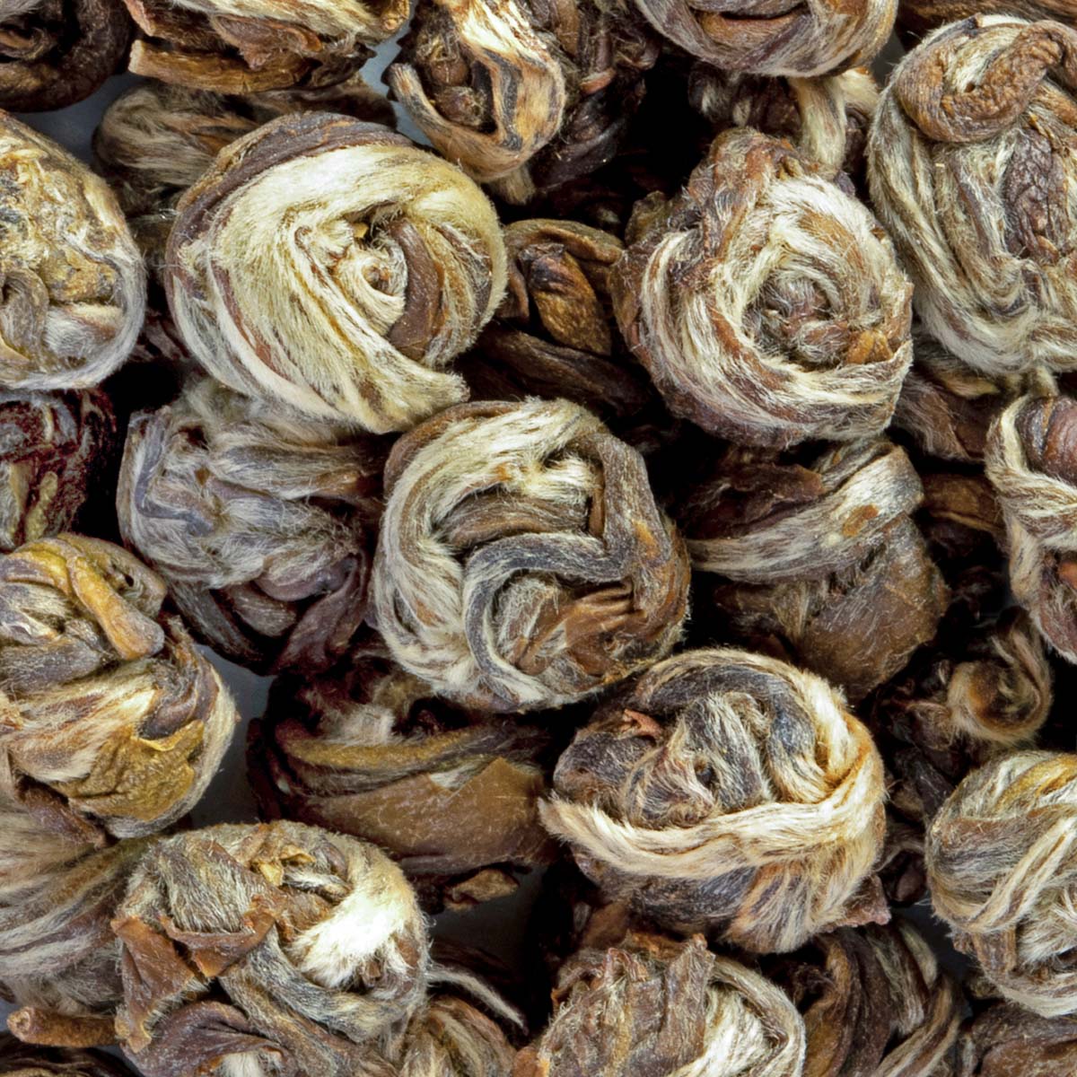 Thé Blanc Jasmin Dragon Pearls Bio en vrac par Made in Thé - Vue zoomée