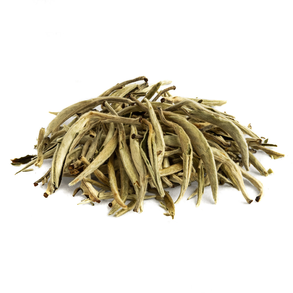 Thé Blanc Yin Zhen Silverneedle Bio en vrac par Made in Thé - Vue de côté