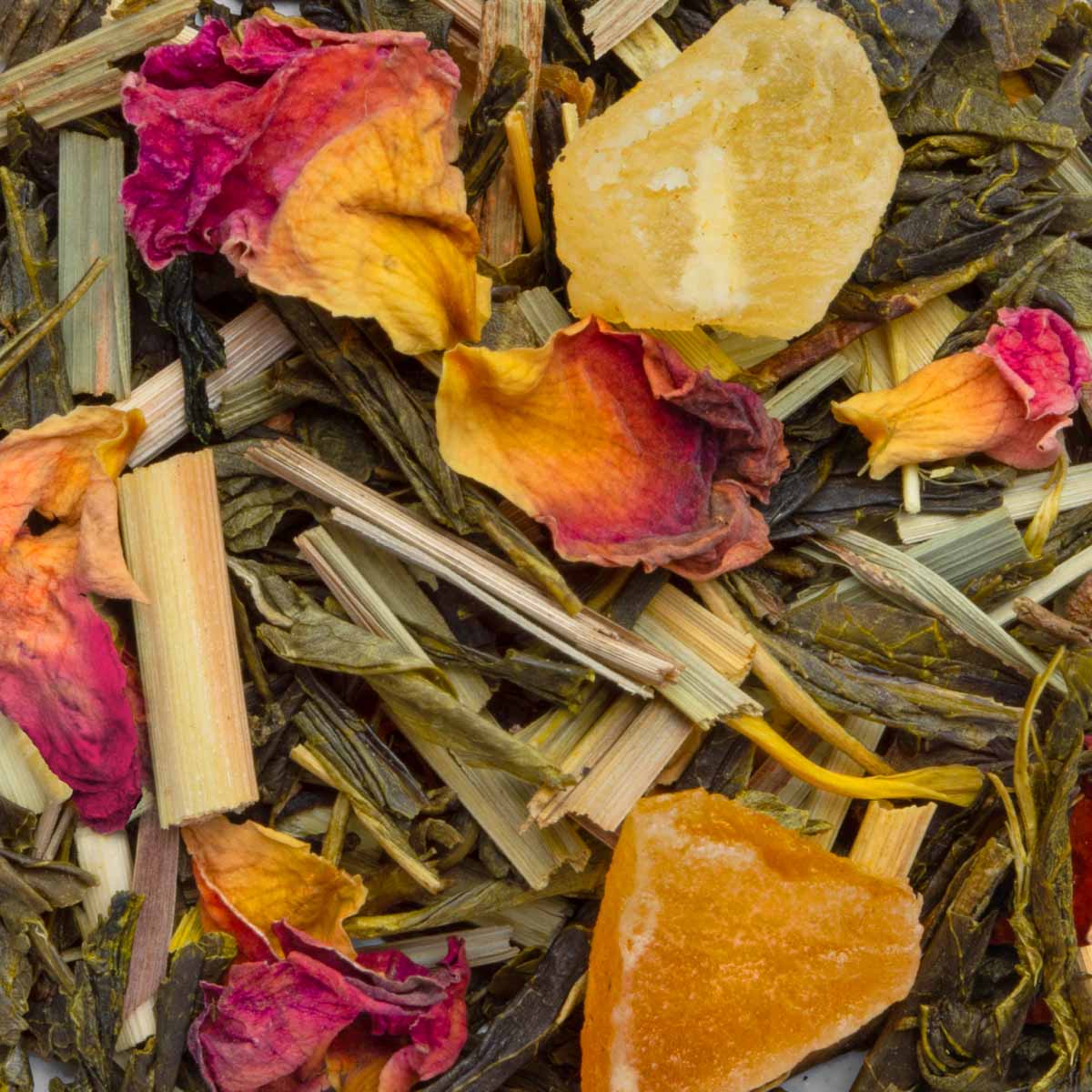 Thé Vert Mangue Passion Bio saveur Fruit de la passion et Mangue par Made in Thé - Vue zoomée