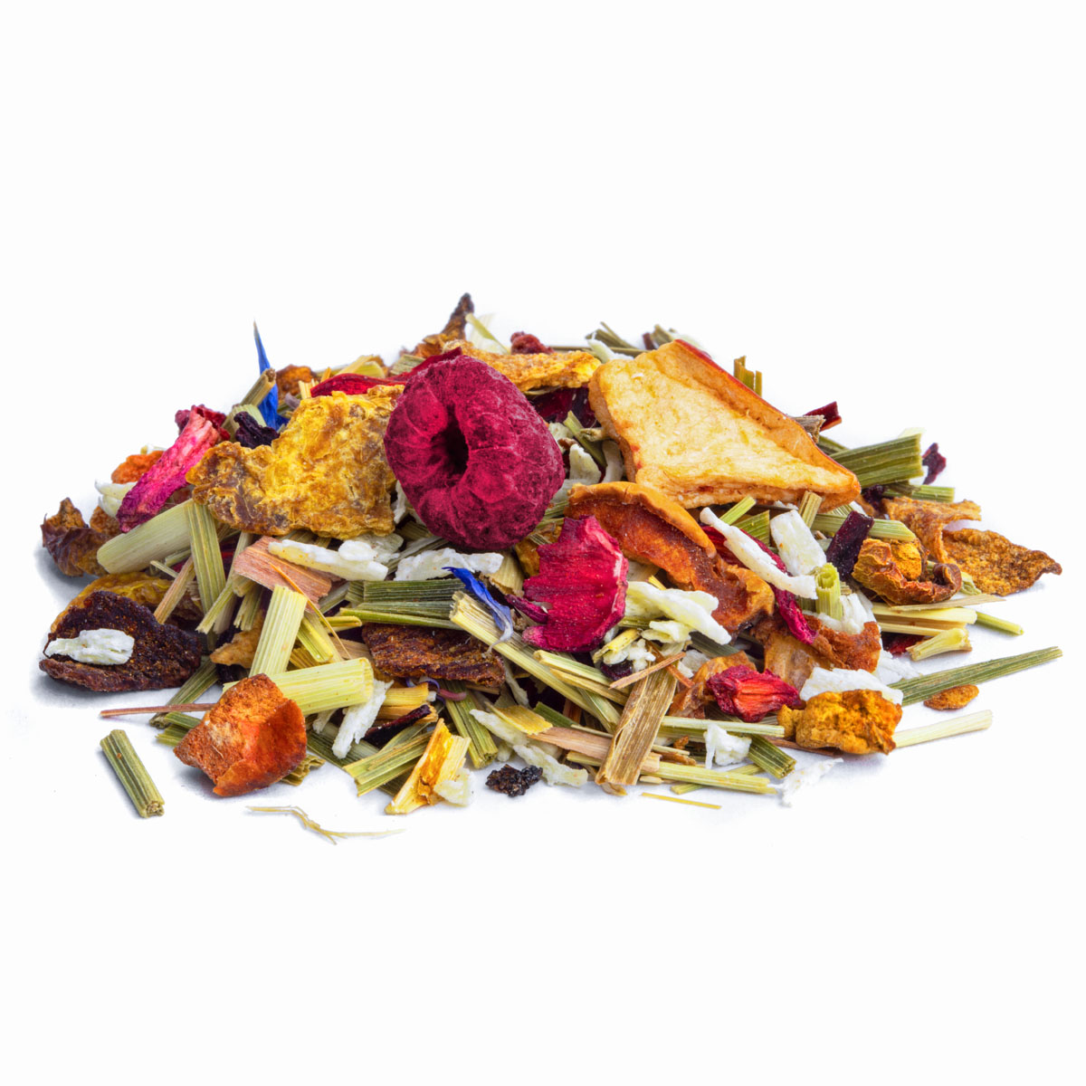 Tisane Jardin Secret Bio Saveur Framboise et Citron Vert par Made in Thé - Vue de côté