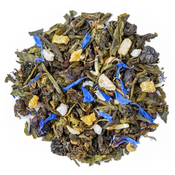 Oolong Pêche Vanillée Bio Saveur Pêche et Vanille par Made in Thé - Vue de haut