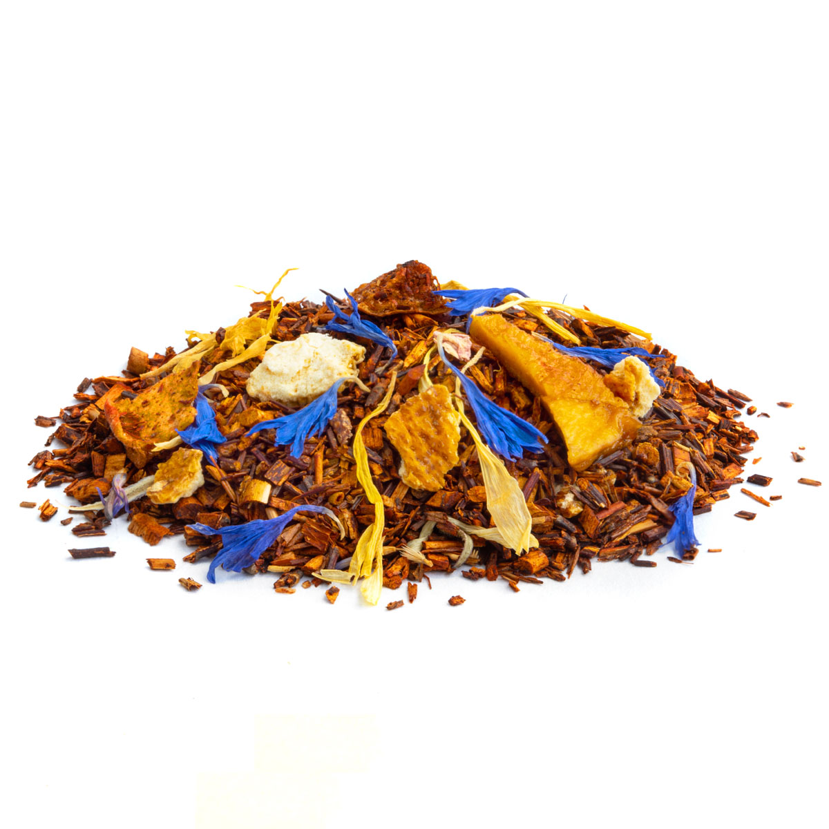 Rooibos Jardin Tropical Bio saveur Abricot, Mangue et Orange en vrac par Made in Thé - Vue de côté