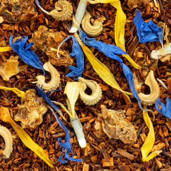 Rooibos Frisson d’Agrumes Bio saveur Citron et Orange en vrac par Made in Thé - Vue zoomée