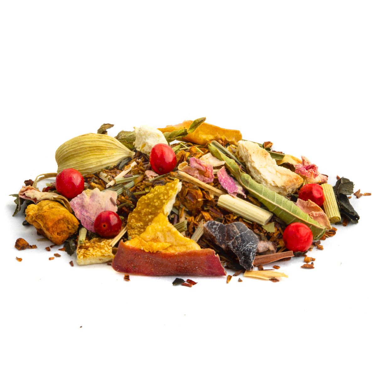 Rooibos Féerie Hivernale Bio saveur Citron et Pamplemousse en vrac par Made in Thé - Vue de côté