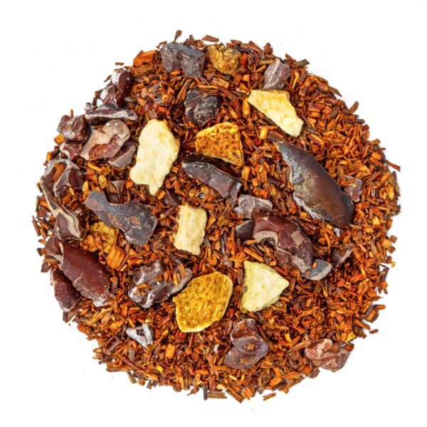 Rooibos Caramel Étoilé saveur Caramel et Citron en vrac par Made in Thé - Vue de haut