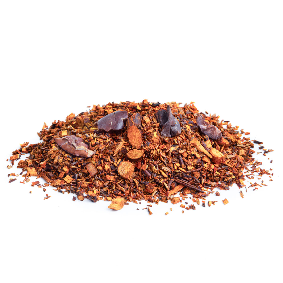 Rooibos Cabane à Sucre saveur Chocolat et Sirop d'érable en vrac par Made in Thé - Vue de côté