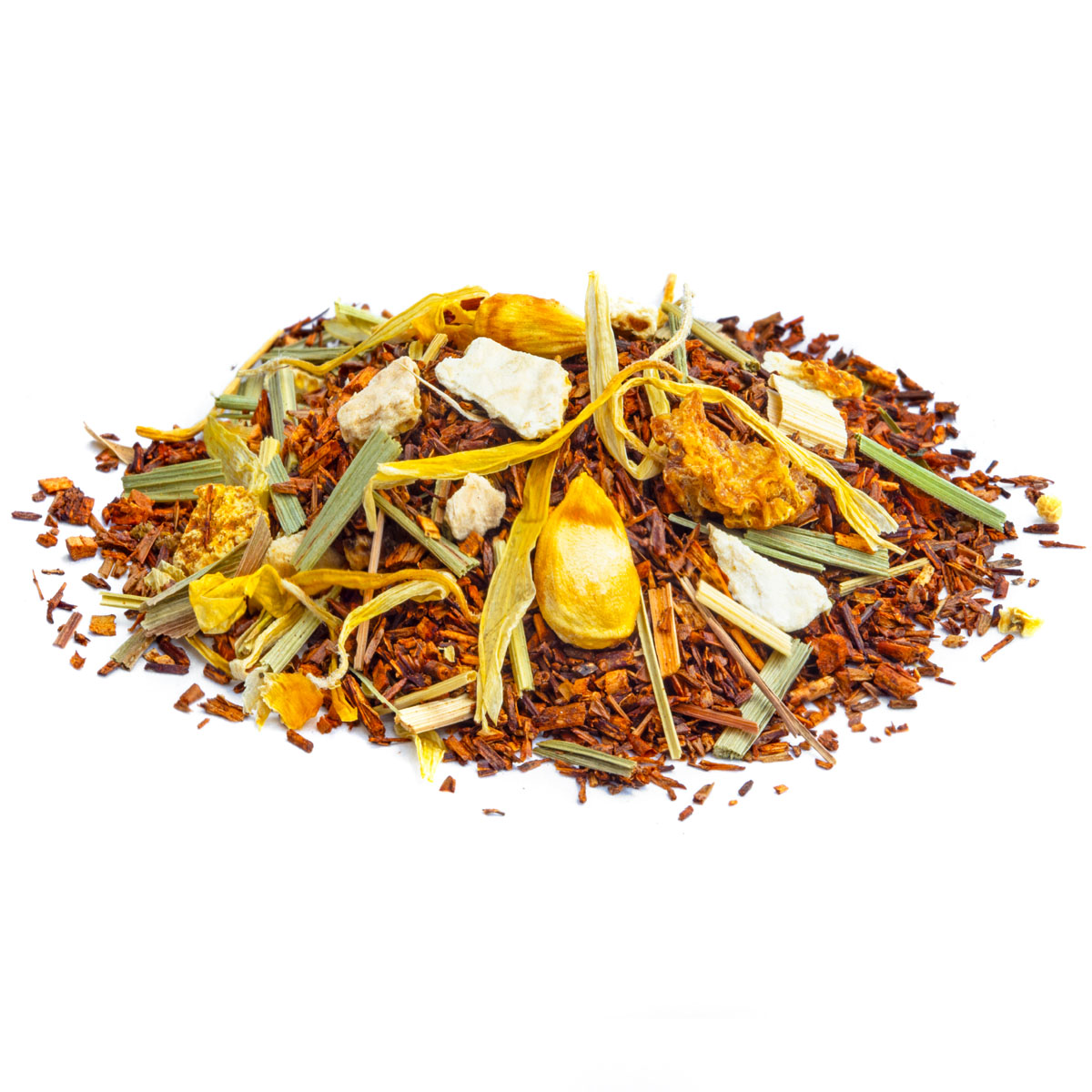 Rooibos Citron Frisson Bio saveur Citron en vrac par Made in Thé - Vue de côté