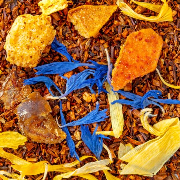 Rooibos Soleil du Verger Bio saveur Abricot et Pêche en vrac par Made in Thé - Vue zoomée