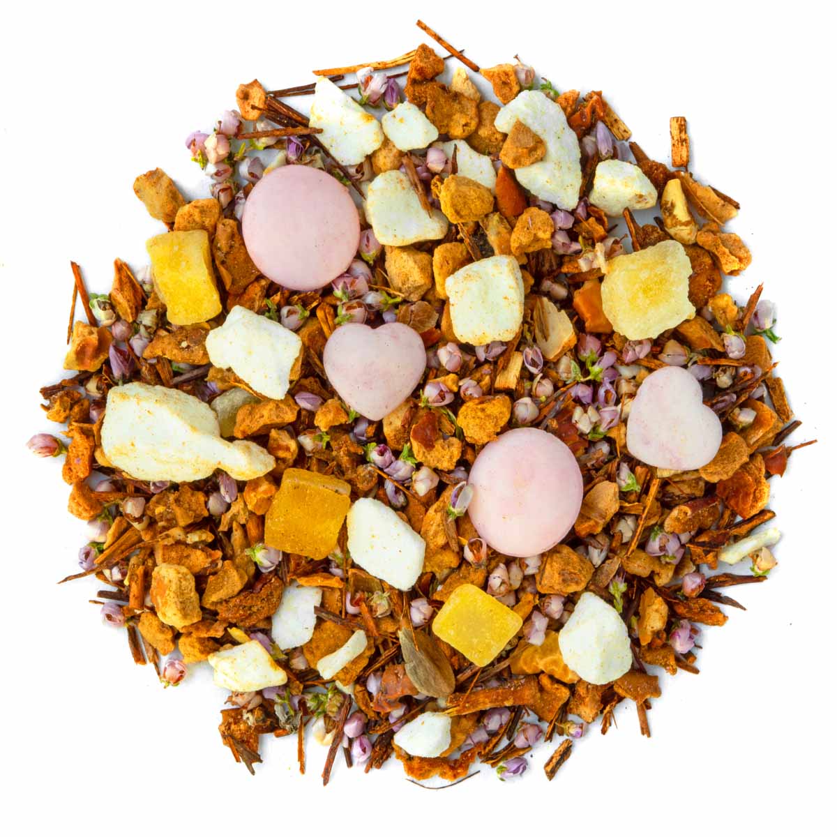 Rooibos Douceur Barbe à Papa en Vrac saveur Barbe à Papa par Made in Thé - Vue de haut