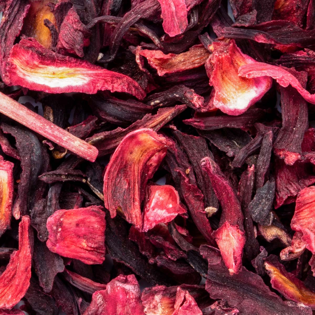 Tisane Fleurs d'Hibiscus Entières en Vrac par Made in Thé - Vue zoomée