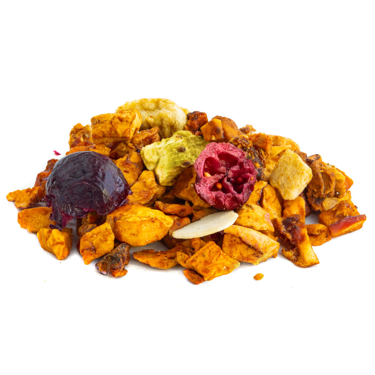 Tisane Cherry Coco Saveur Cerise, Kiwi et Noix de coco par Made in Thé - Vue de côté