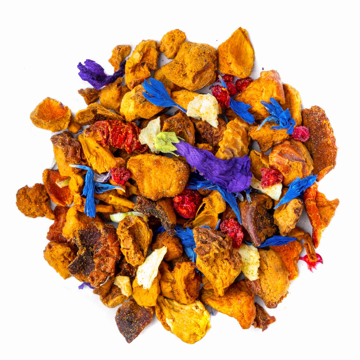 Tisane Purple Night Bio Saveur Violette par Made in Thé - Vue de haut