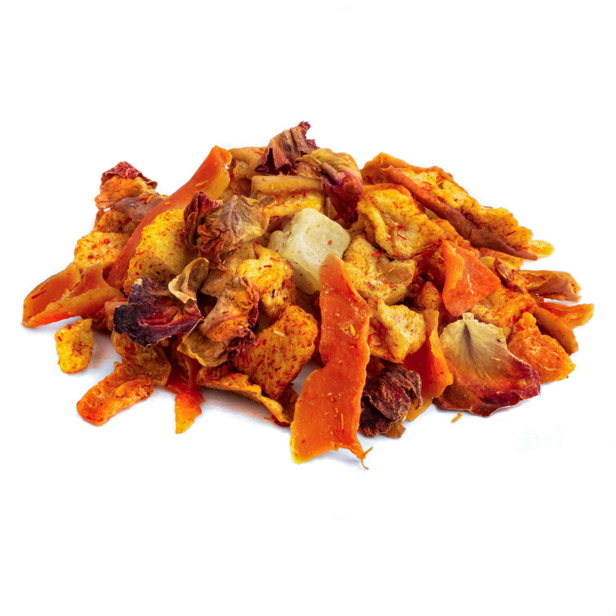 Tisane Pêche-moi si tu peux Saveur Pêche par Made in Thé - Vue de côté